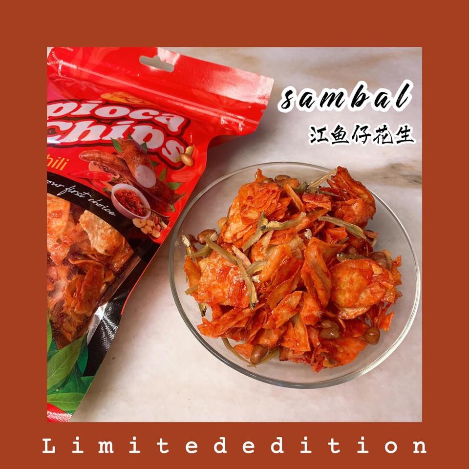 Kerepek Ubi Sambal (Kacang&Ikan Bilis) 400g